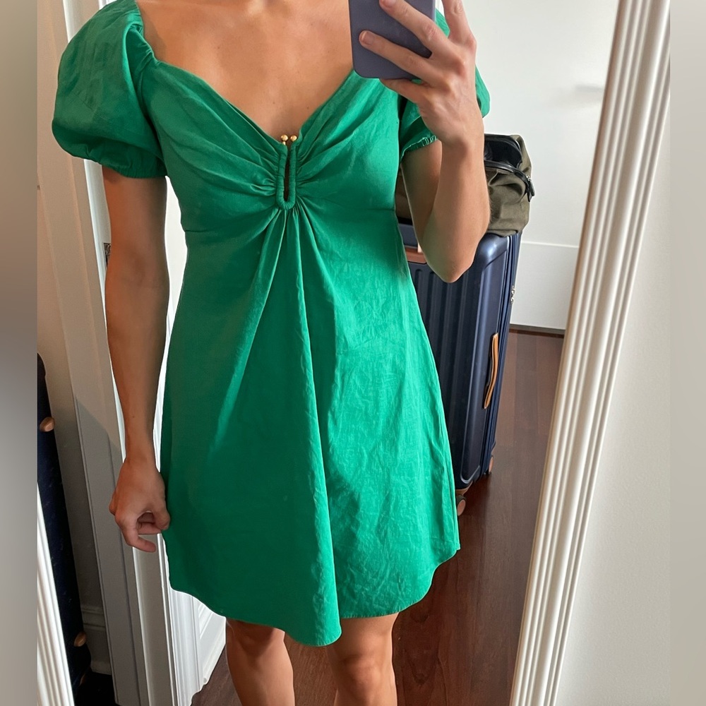 ALC Green Dress